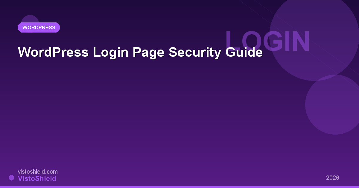 WordPress Login Page Security: The Complete Guide