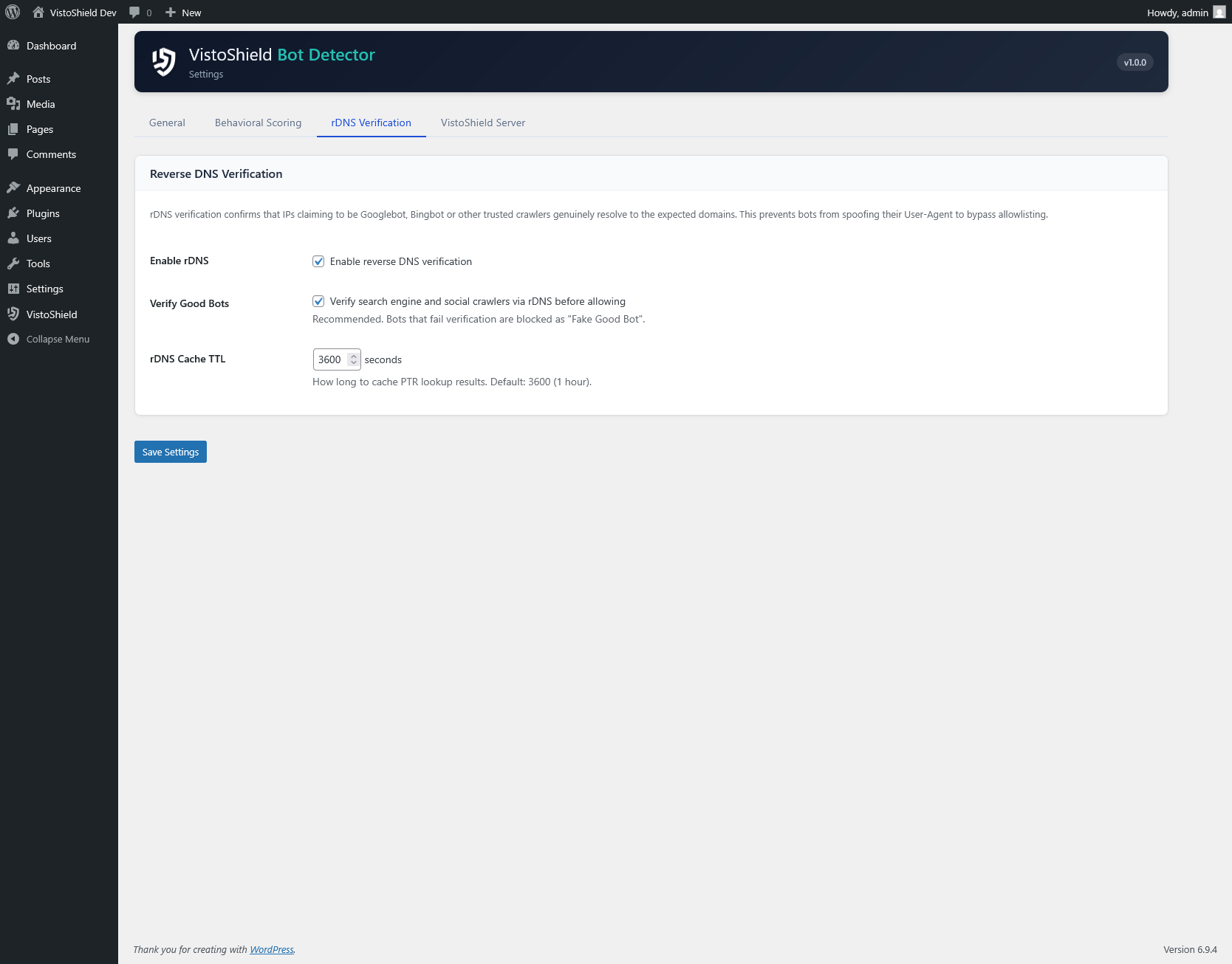 IP allowlist management